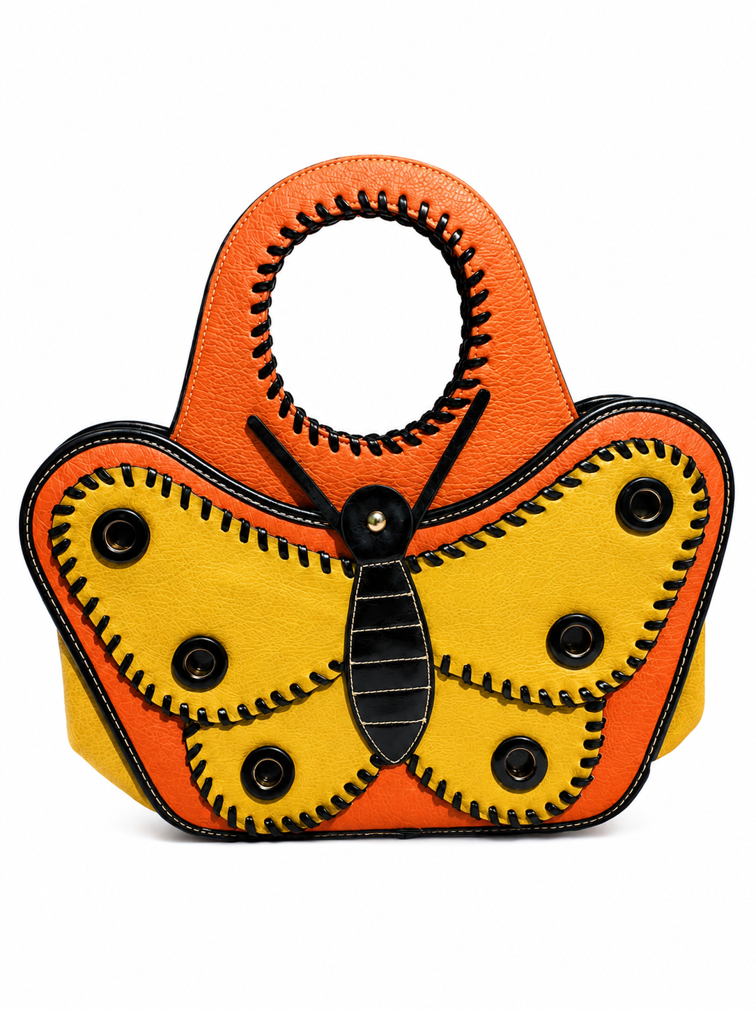 Women's Premium Butterfly Designer Handbag with Detachable Sling Strap